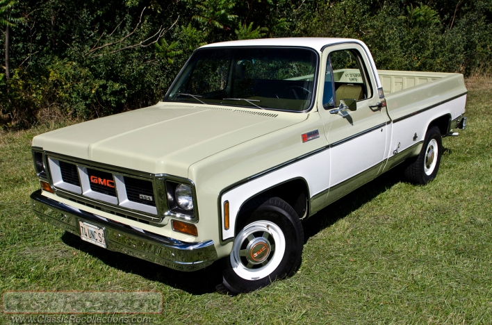 This 1974 GMC 2500 Sierra Camper Special was restored by the original owner's nephew.